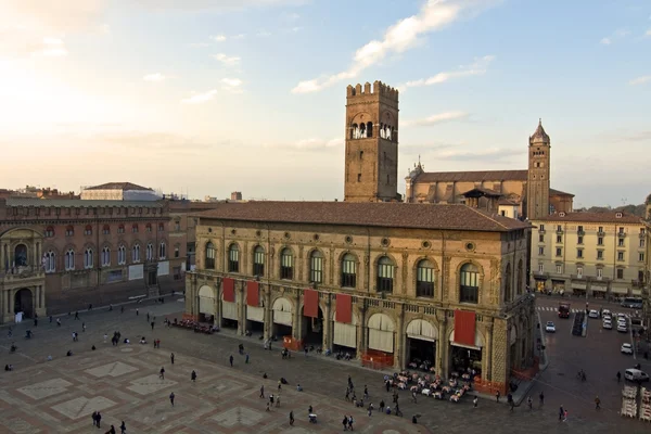 Piazza principale - mortadella — Foto Stock