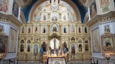 ufa, Federacja Rosyjska - 20 lipca: liturgia, rosyjski Kościół prawosławny