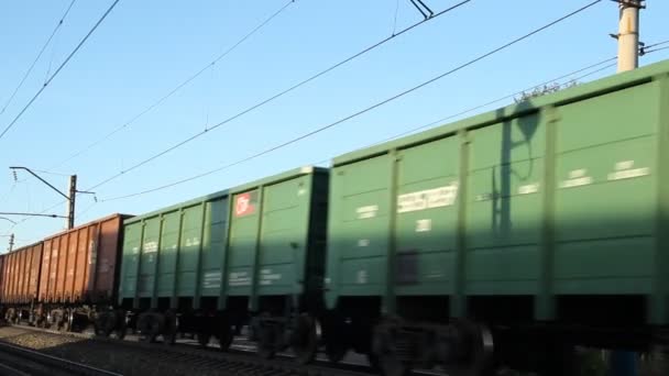 Russische Eisenbahn — Stockvideo