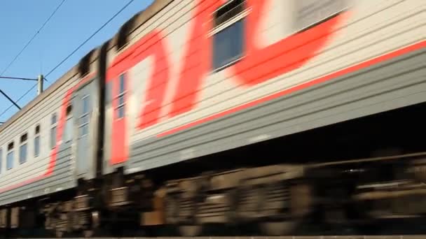 Rusia ferrocarriles — Vídeo de stock