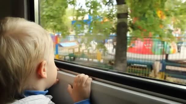 Ferrocarril para niños — Vídeo de stock