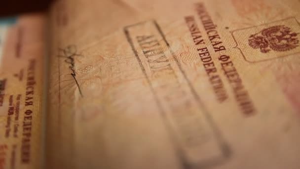 Passeport. Contrôle des passeports à la douane 