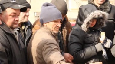 evsiz insanlar, Rusya için sıcak yemek dağıtımı