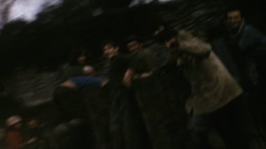8 mm film eski seyahat bergerac, Güney Fransa 1970