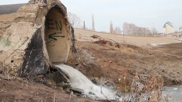 Contaminación del agua — Vídeos de Stock