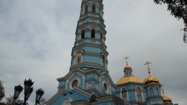 Ufa, Rusya - Eylül 2012: bakire mucizevi simgesini ve st matrona emanetler toplantı. Rus Ortodoks Kilisesi
