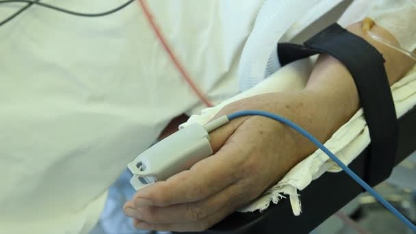 Operatie. chirurgische tabel. implantatie — Stockvideo