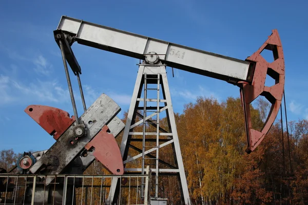 Oil production. oil pumps — Stock Photo, Image