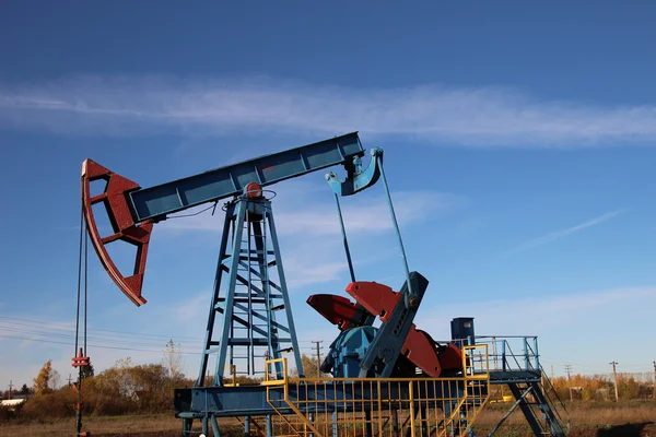 Produkce ropy. olejová čerpadla — Stock fotografie