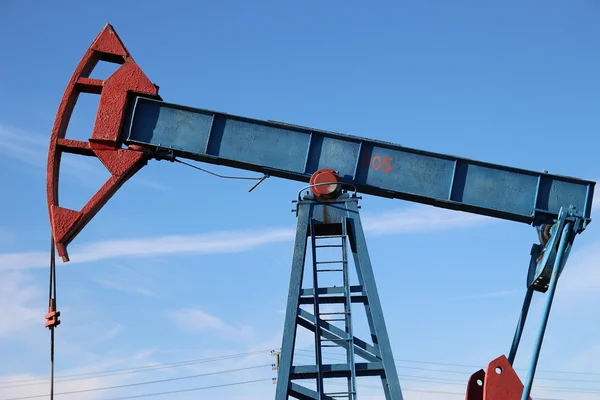 Oil production. oil pumps — Stock Photo, Image