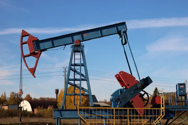 Producción de petróleo. bombas de aceite — Foto de Stock