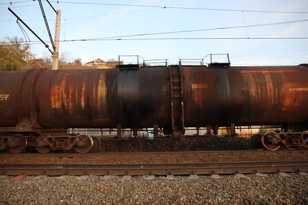 Russian Railways. Locomotives, wagons — Stock Photo, Image