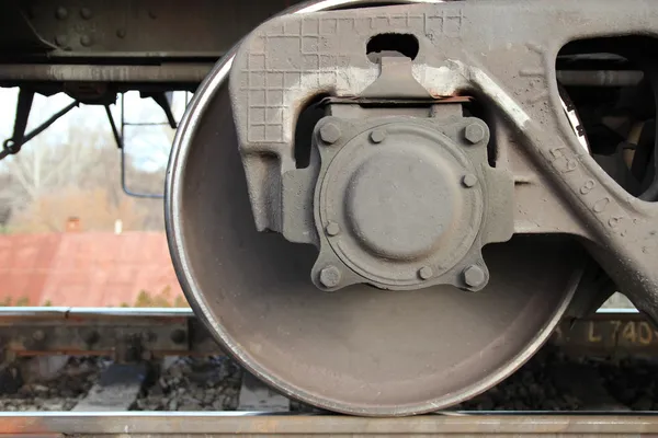 Ferrovias Russas. Locomotivas, vagões . — Fotografia de Stock