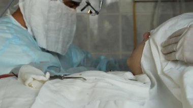 işlem. cerrahi masa. implantasyon. Rusya