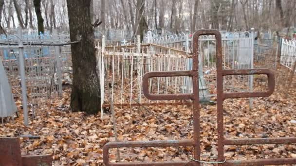 Cementerio Ortodoxo (ruso ) — Vídeo de stock