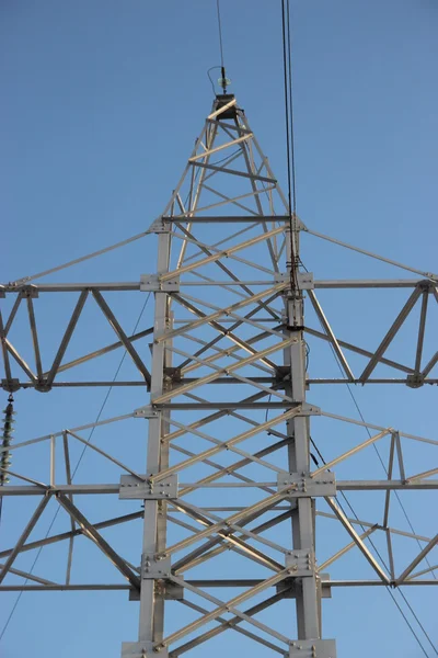 Hoog-voltage onderstation — Stockfoto