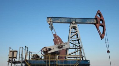 Kış petrol üretimi. Yağ pompaları