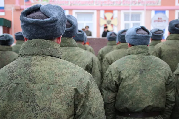 Exército russo. — Fotografia de Stock