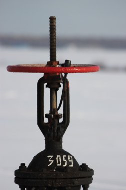 kar gaz boru hattı valf