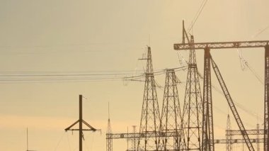 yüksek gerilim Trafo Merkezi bir parçası