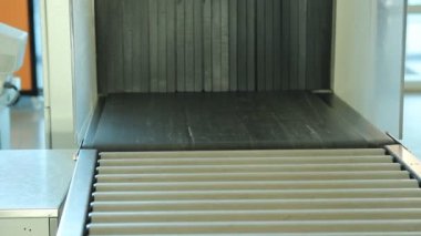 x-ray inspectiesysteem. Bagage op de l