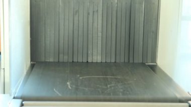 x-ray inspectiesysteem. Bagage op de l