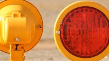 Havaalanı. iniş ışıkları