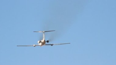 Ufa, Rusya Federasyonu - 16 Nisan: tupolev 134 utair Havayolları, kuyruk numarası ra-65055 kalkış Havaalanı ufa içinde Nisan, 2013 ufa, Rusya Federasyonu.