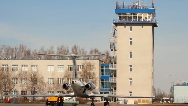 Port lotniczy ufa, Federacja Rosyjska — Wideo stockowe