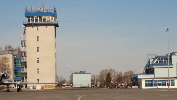 Airport Ufa, Russia — Stock Video