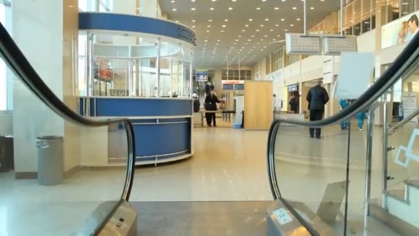 Airport Ufa, Russia — Stock Video