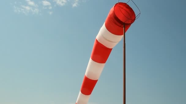 Aeropuerto Windsock — Vídeo de stock