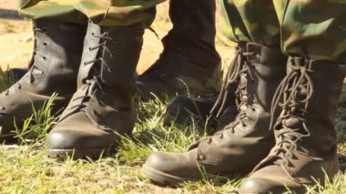 Rus Ordusu askerleri alanında