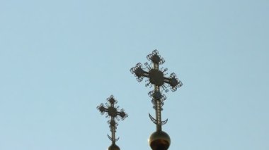 Rus Ortodoks Kilisesi. kubbe ve çapraz