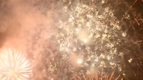 Fuegos artificiales — Vídeo de stock