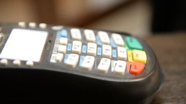 kredi kartı ödeme terminal. transfer ödeme