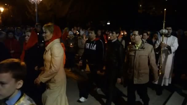 Église orthodoxe russe, Pâques. Service de Pâques . — Video