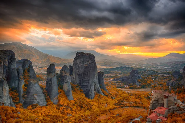 Meteora del monasterio —  Fotos de Stock