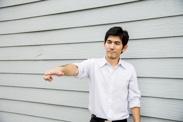 El hombre está señalando6 — Foto de Stock