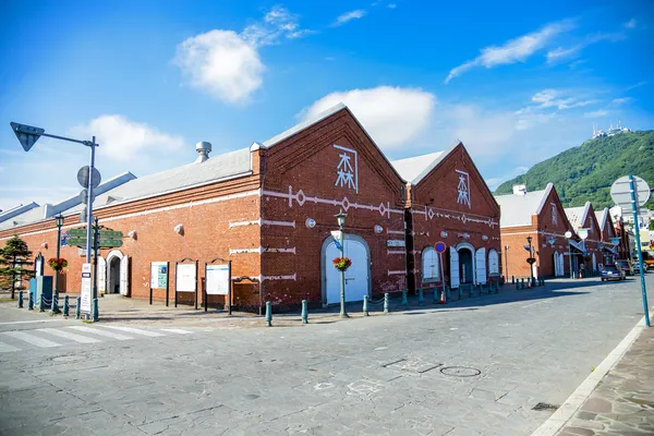 Hakodate Japonya eski tuğla ware house — Stok fotoğraf