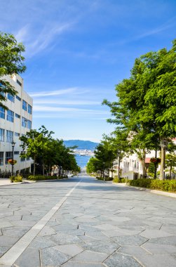 eğimli yol hakodate Japonya