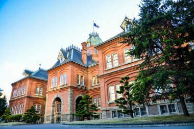 kırmızı tuğla Sapporo japan2 Binası
