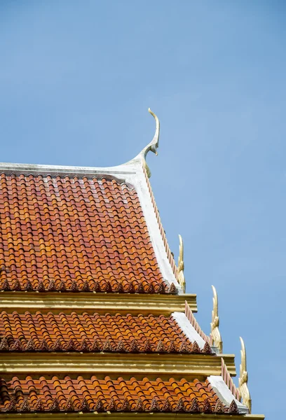 Templo de telhado de estilo tailandês1 — Fotografia de Stock