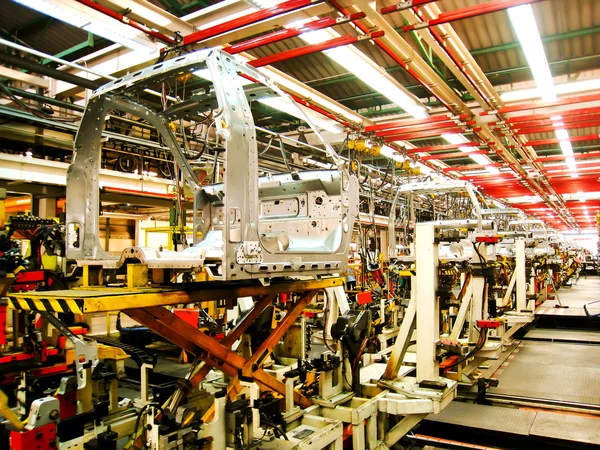 Cab body welding assembly line1 — Stock Photo, Image