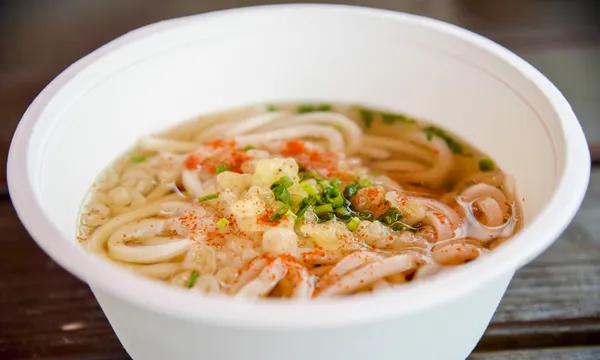 Udon in foam bowl3 — Stock Photo, Image