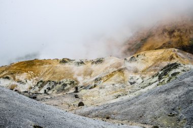 jigokudani cehennem noboribetsu japan10 dağda
