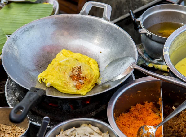 Thai croccante pancake sul pan2 — Foto Stock
