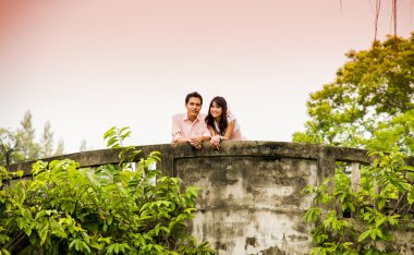 bridge2 üzerinde güzel Çift