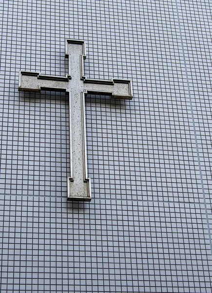 Cross on the wall — Stock Photo, Image
