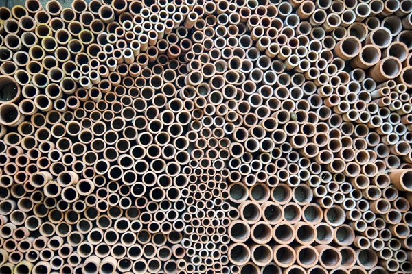 Ceramic pipe wall pattern1 — Stock Photo, Image